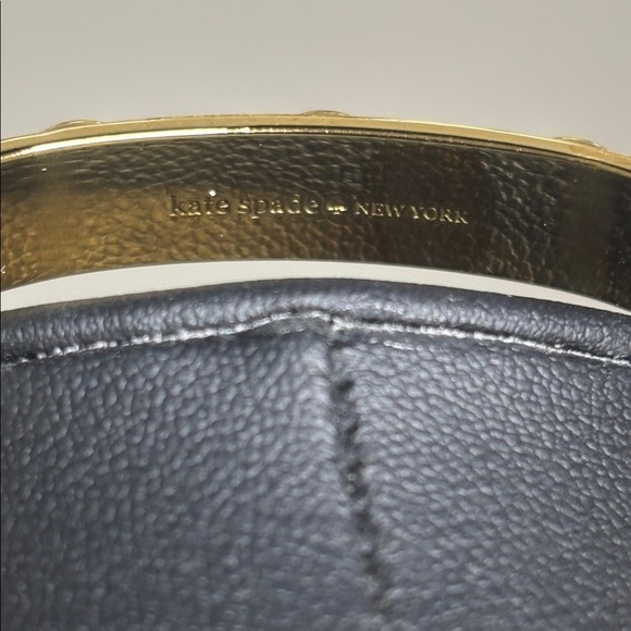 Kate Spade New York Modern Classic Green Tag Along Cuff Bracelet - Picture 4 of 7